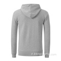 Felpe con cappuccio zip casual unisex comodo con cappuccio vuoto